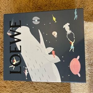 Loewe Dark Blue Box with Whale and Sea Creatures